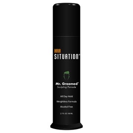 Hair Situation Mr. Groomed Matte Pomade for Men – Strong All-Day Hold, Matte Natural Finish Look – Non-Greasy, Alcohol-Free Hair Styling Wax, All Hair Types, Infused with Pro-VB5 & Vitamins – 2.7 oz