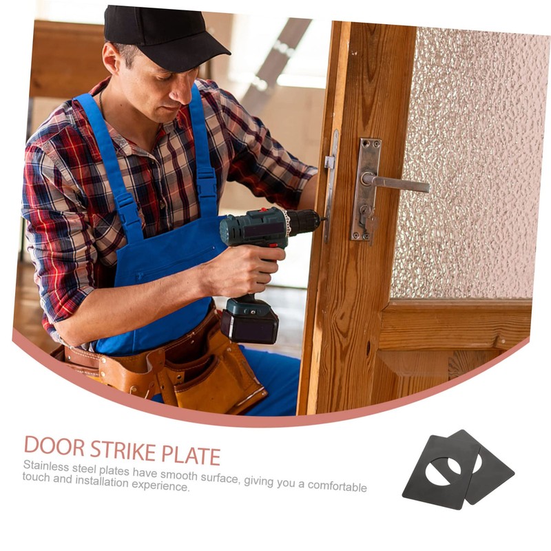 COHEALI Stainless Steel Door Repair Plate 2pcs Thick Deadbolt Installation