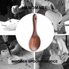 Tuperoymse Teak Wood Spoon Natural Solid Wood Rice Spoon Wooden