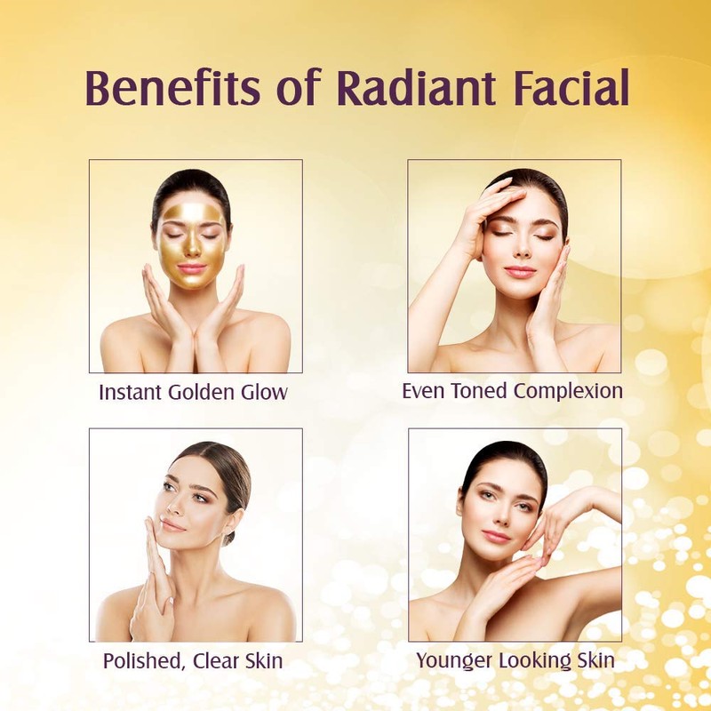 Lotus Herbals Radiant Gold Facial Kit for instant glow with