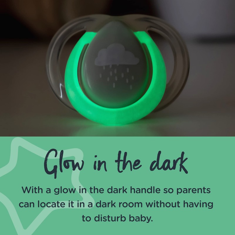 Tommee Tippee Fun Style Pacifier and Fun Style Night Glow