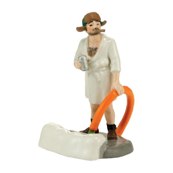 Department 56 National Lampoon Christmas Vacation Village Cousin Eddie in the Morning Accessory Figurine