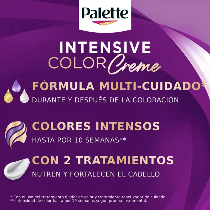 Pack x2 Kits Tinte Para El Cabello Palette 1-0 Negro