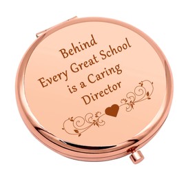 Director Appreciation Gifts for Women Compact Mirror School Graduation Gift Daycare Teacher Gifts Preschool Director Gift Thank You Gift Folding Makeup Mirror Retirement Birthday Gift