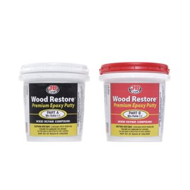 J-B Weld 40006 Wood Restore Premium Epoxy Putty Kit - 32 oz.