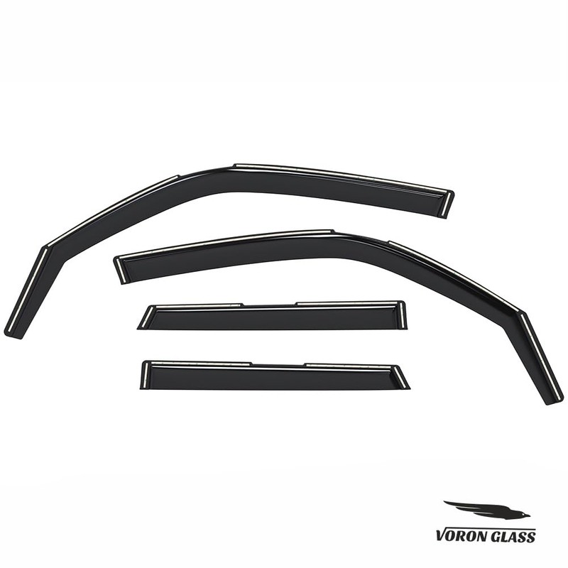 Voron Glass in-Channel Extra Durable Rain Guards for Ford Bronco