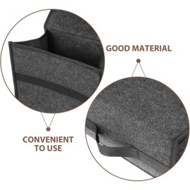 GANAZONO Organizador Plegable para Fácil Instalación para Maletero de Coche Portátil Diseño Elegante, Bolsa de Almacenamiento de Fieltro y Uso Versátil en Vehículos