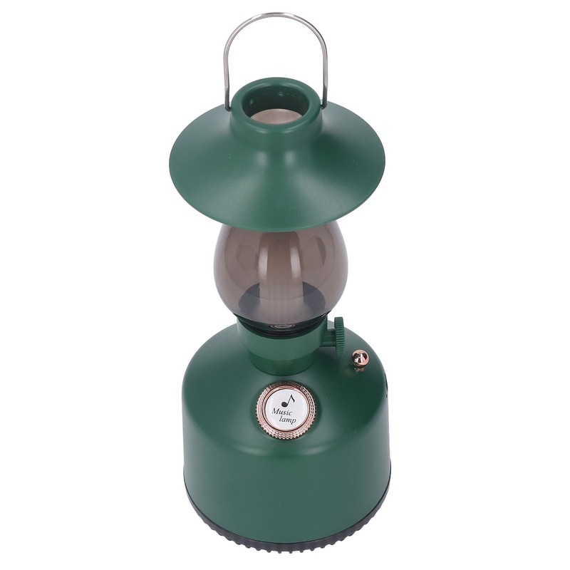 Hanging Hand Lantern Bluetooth Music with 1200MAH Battery Retro Camping