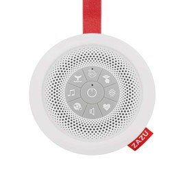 ZAZU Suzy The Baby Soother - Sleeping Aid for Toddlers & Baby Dummies, 7 Soothing Melodies Including Heartbeat and White Noise, Sound Machine for On the Go with Scream Sensor, Variable