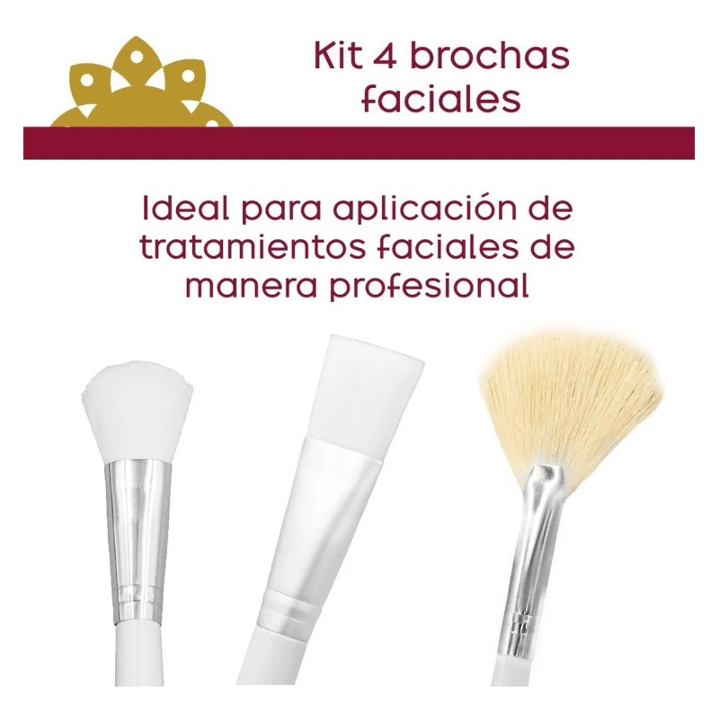 Brocha Facial Mascarillas Pzas.