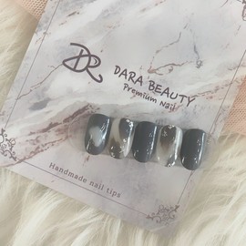 Next day delivery⭐Gray marble nail⭐ / 다음날 발송⭐그레이 마블네일⭐