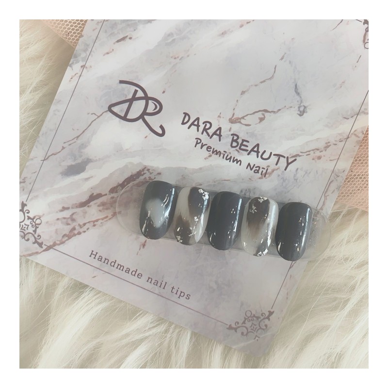Next day delivery⭐Gray marble nail⭐ / 다음날 발송⭐그레이 마블네일⭐
