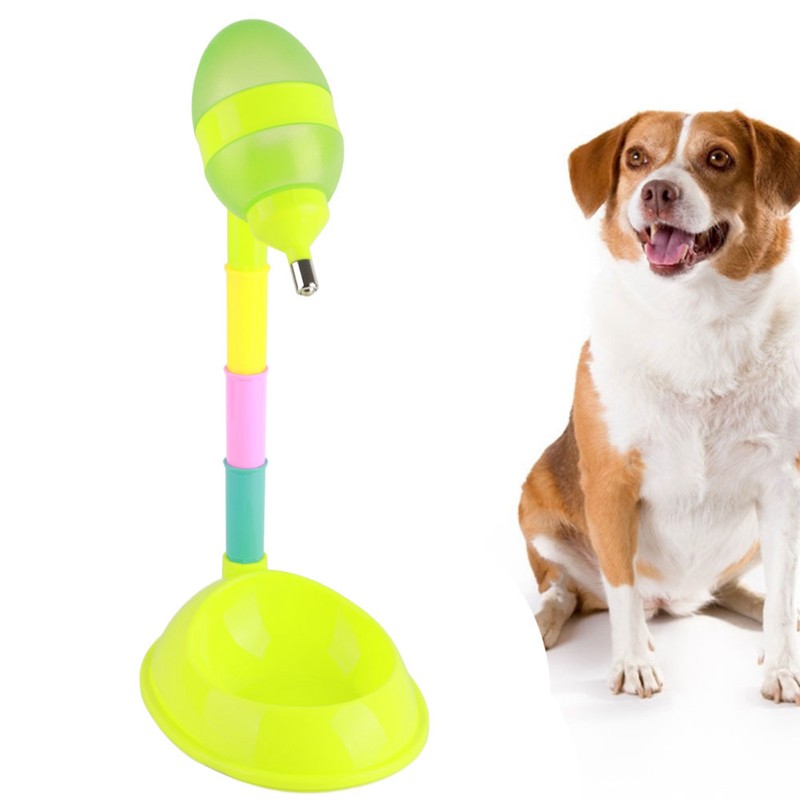 Pet Cat Standing Water Dispenser Cat Dog Standing Bowl Adjustable