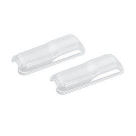 Motoforti Engine Hood Hinge Cover, Stickers Exterior Hinge Trim Cover, for Jeep Wrangler JL JLU 18-21, ABS, White, 2pcs