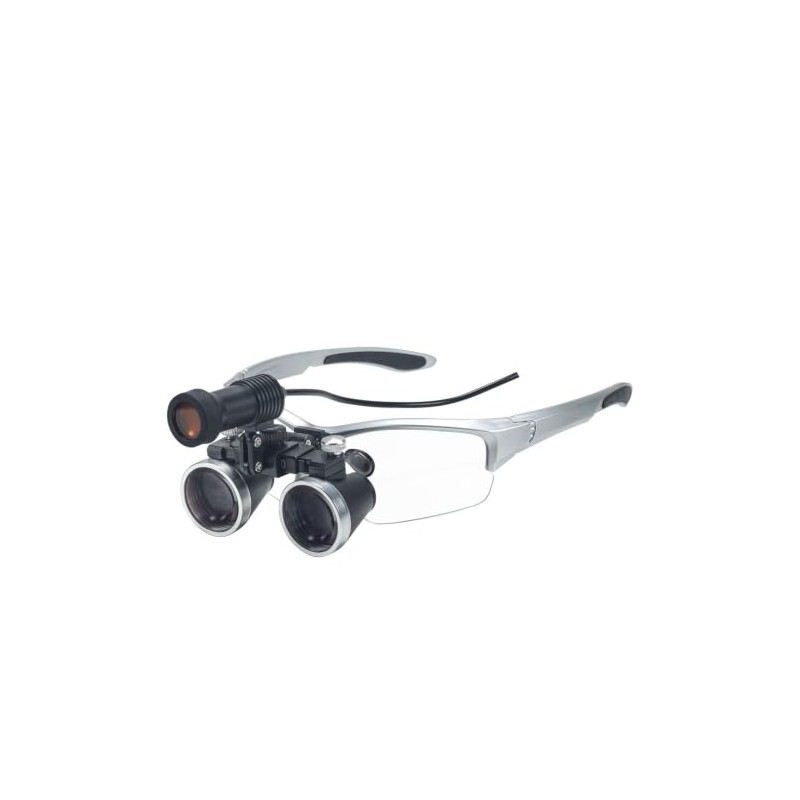 Dental Loupes with Headlamp and Filter，2.5X 3.5X Dental Magnifier with