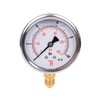THERMIS Pressure Gauge 304G 1/4 Connection from Below (0 -