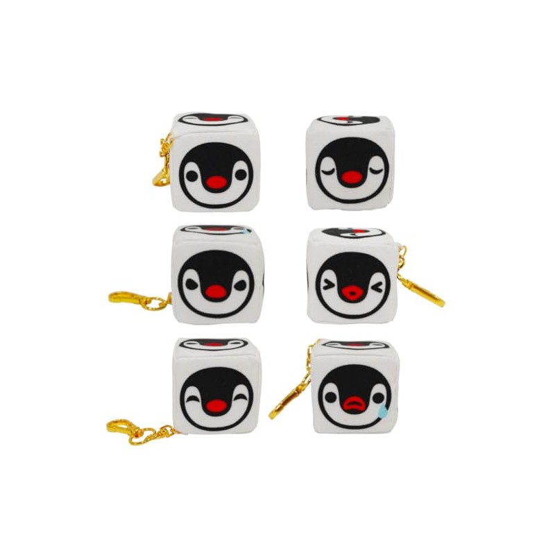 [Many a Little] Ping PINGU Plush Cube Mascot Key Ring