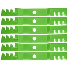 8TEN LawnRAZOR Mulching Blade 60 inch Deck for Kubota B1550 70000-00602 70000-25001 76539-34330 K5651-34340 6 Pack