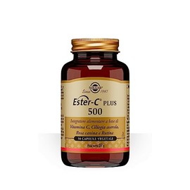 Solgar ESTER‑C® PLUS 500, 50 capsule vegetali – Vitamina C pH tamponato + bioflavonoidi