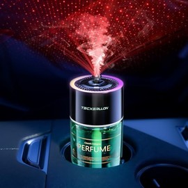 TECXERLLON Smart Car Air Freshener Diffuser with Star Light