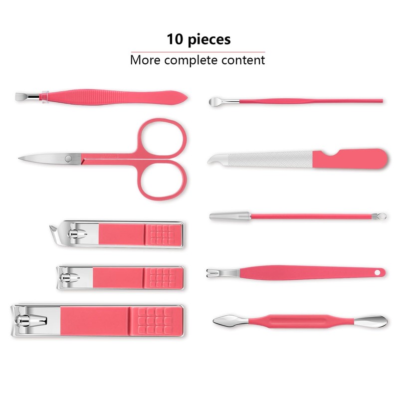 Manicure Set, Travel Mini Nail Clippers Kit Pedicure Care Tools,