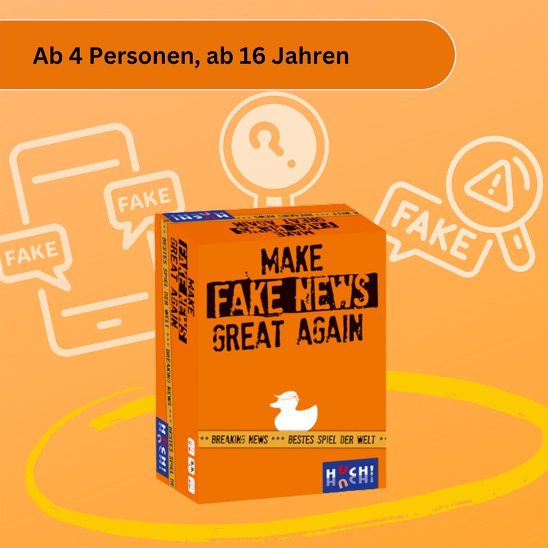 HUCH! Make Fake News Great Again Party Game