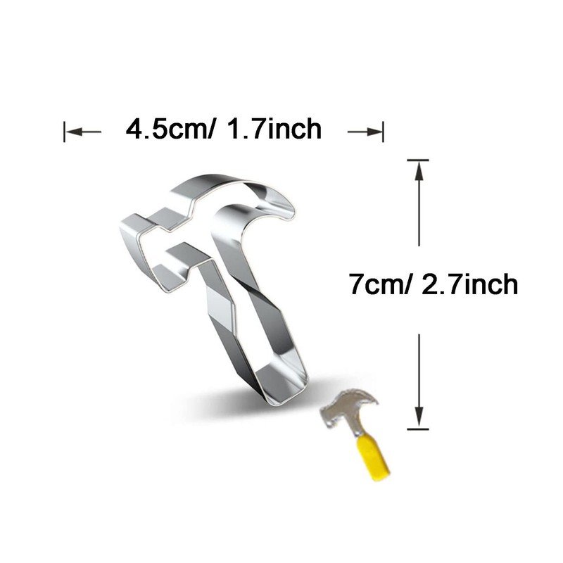 WDYJMALL Hammer Shape Cookie Cutter