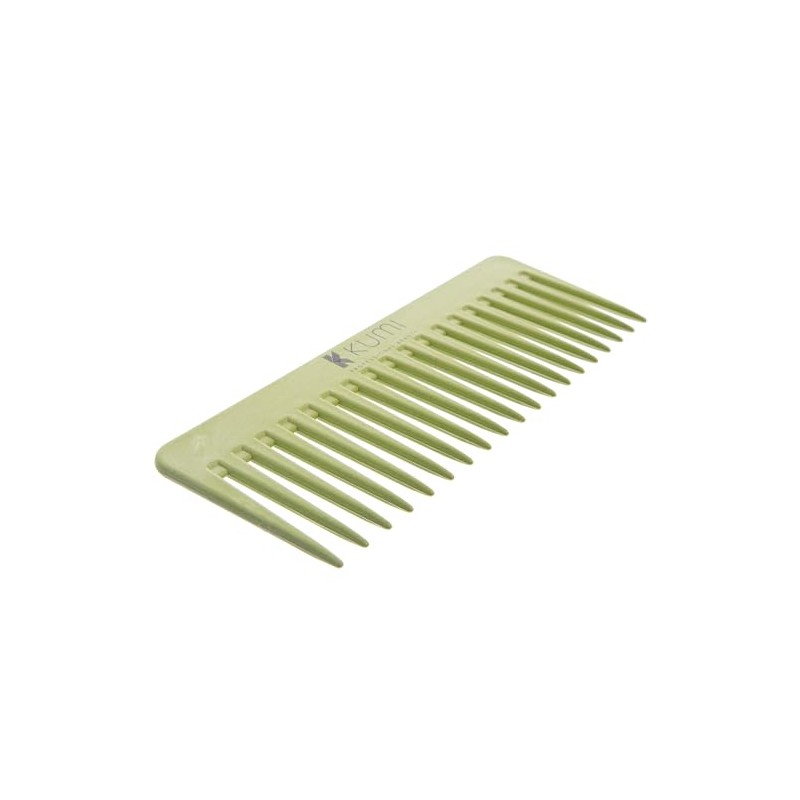 Kumi Wheat Eco-Friendly Afro Styling Comb Green - Durable &