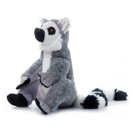 The Petting Zoo Ringtailed Lemur Stuffed Animal, Gifts for Kids, Wild Onez Zoo Animals, Ringtailed Lemur Plush Toy 12 inches