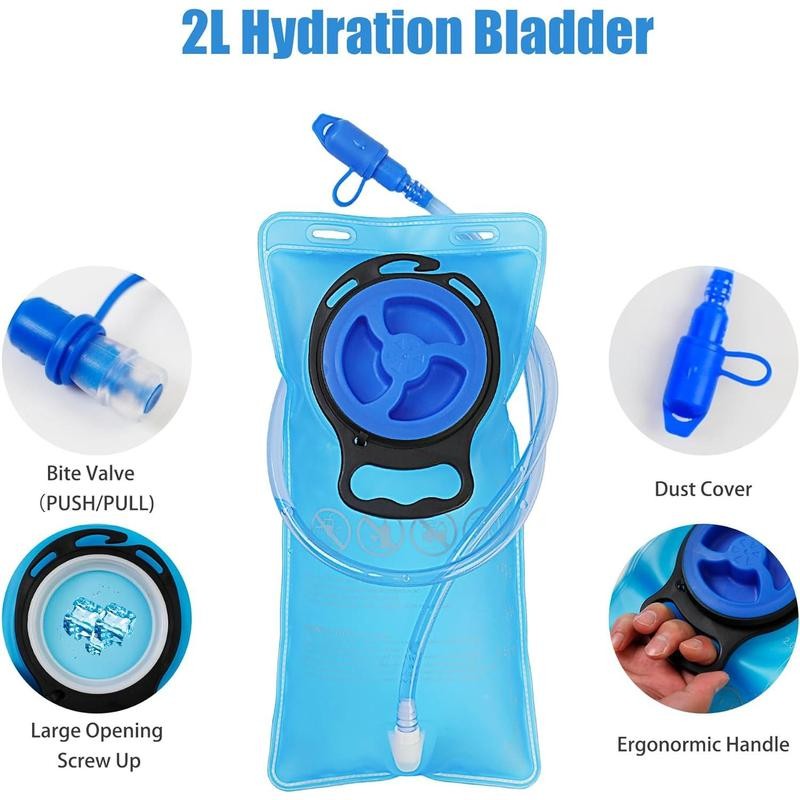 Hydration Backpack with 2L Hydration Bladder Water Backpack for Hiking
