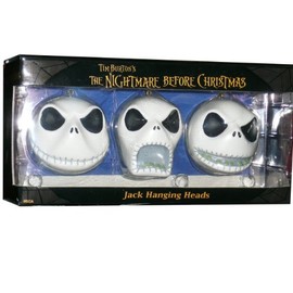 Neca Nightmare Before Christmas "Jack Head" Ornaments