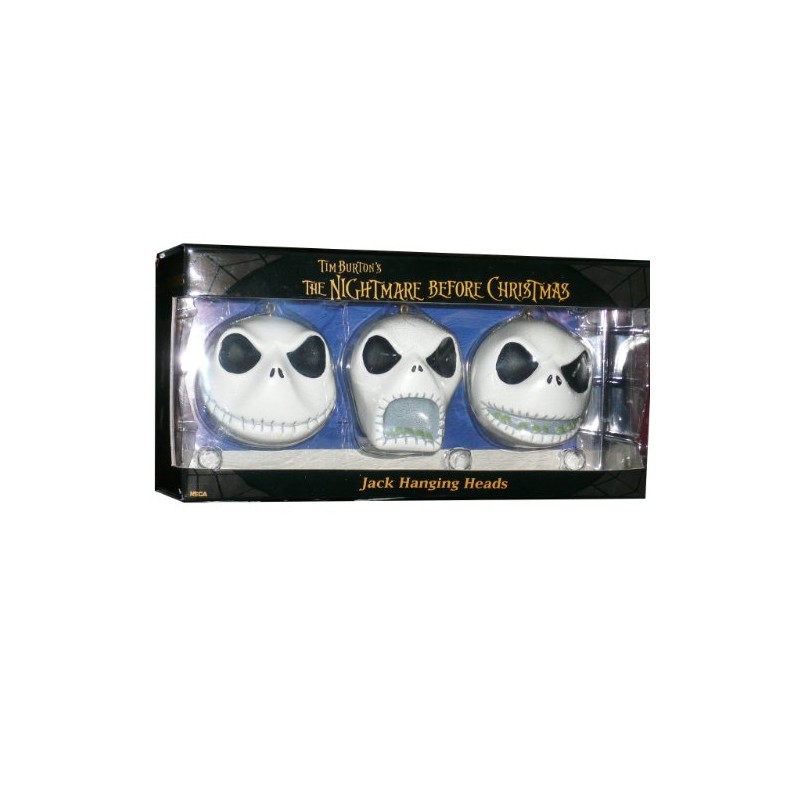 Neca Nightmare Before Christmas "Jack Head" Ornaments