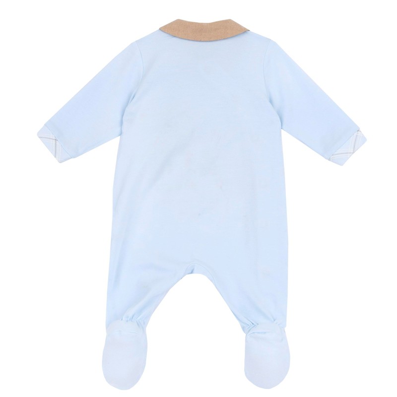 Chicco, Baby Boys Soft Warm Fabric Footed Teddy Bear Jumpsuit,