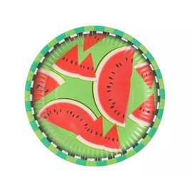 Love Balloons Bedfordshire Watermelon Birthday Pink Party Plates x10 7"
