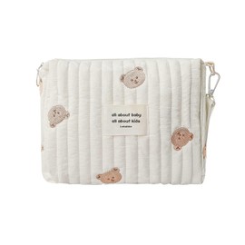 Lmbabter - Bolsa de almacenamiento para carriola de bebé, bolsa de pañales, bolsa de pañales para bebés, bolsa bordada para mamá al aire última intervensión