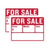 Large 12" x 16" For Sale Sign for Cars and