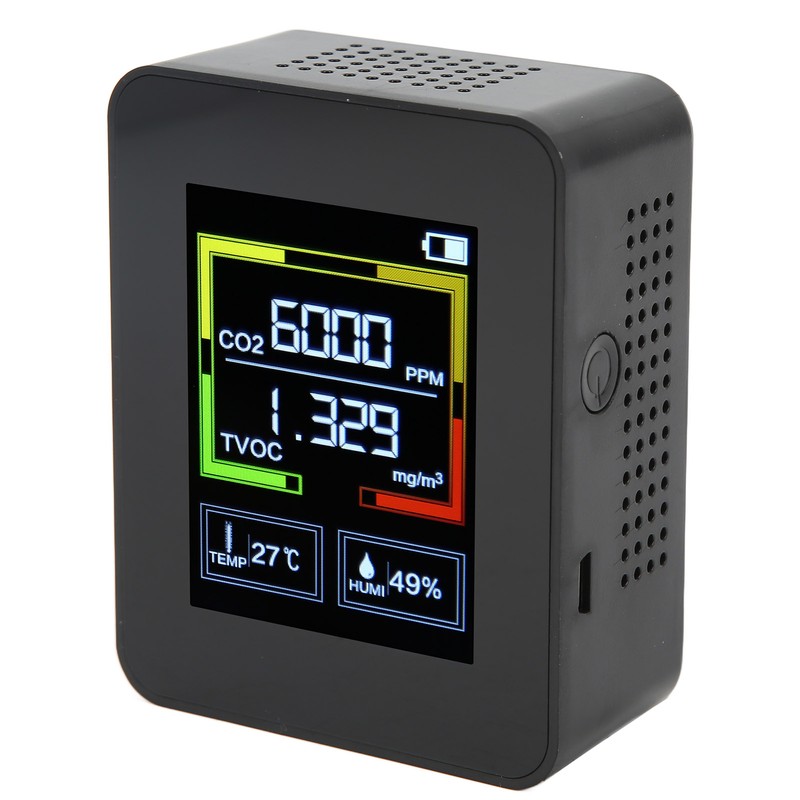 ZNAZ2CO2 Carbon Dioxide Detector Intelligent 4 In1 TOVC Air Quality