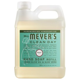 Mrs Meyer Liquid Hand Soap Refill Basil Ounce
