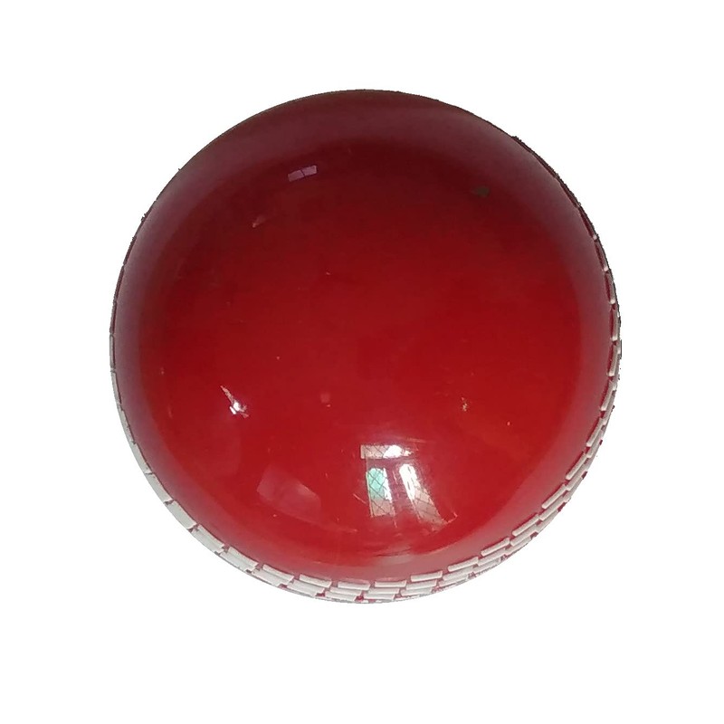 TIMA Sports Fun Poly Hard Synthetic Red Cricket Ball (Red