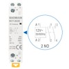 Baomain 12V AC 2-Pole Modular Contactor, 20A 2NO Normally Open,