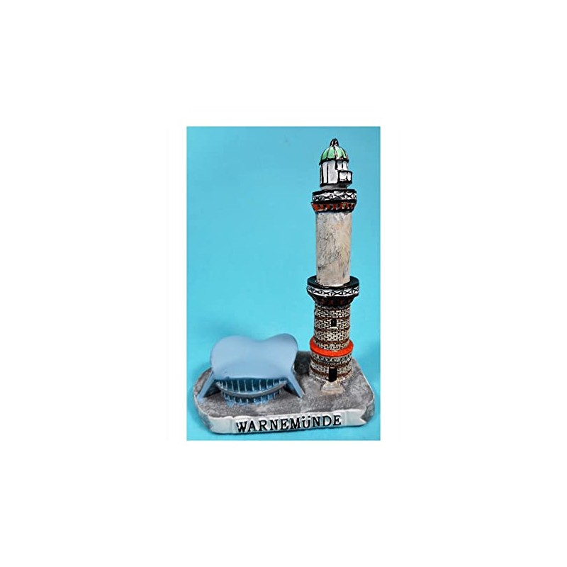 Lighthouse Baltic Sea Resort Warnemünde 10 x 7.5 cm Maritime