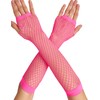 OTPEH Lone Fishnet Gloves Fingerless For Women Fish Net Arm