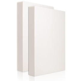 Gvereld High Density XPS Foam Board,2 Pack 15.6x11.7X 2in Polystyrene Craft Foam Sheets, Rigid and Easy to Shape,DIY Modeling Art Projects, Party Decoration, Floral Arrangements, Heat Insulation