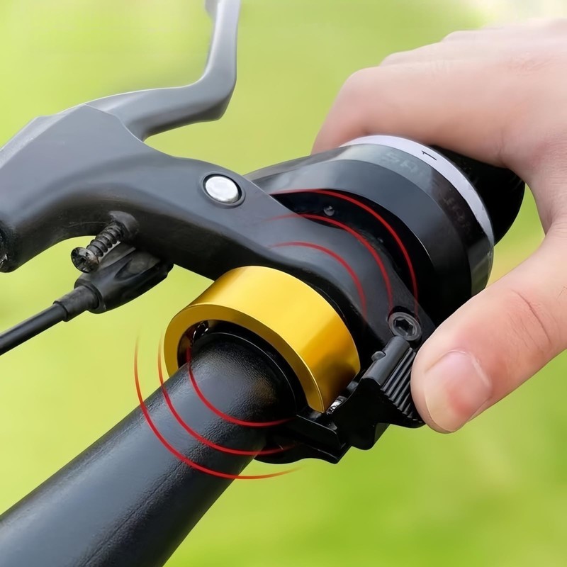 Bicycle Bell for Handlebar, Aluminum Hidden Design, 22mm Road Mountain