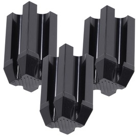 SAFIGLE 3pcs Brow Pencil Sharpener Dual Makeup Pencil Sharpener for Precise Application Detachable Lid for Less Mess Lightweight Design Cosmetic Tool for Eyebrow and Lip Black