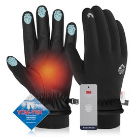 RIGWARL Winter Gloves for Men Women - Waterproof Windproof Ski Cold Weather Gloves, Snow Warm Thermal Gloves Touchscreen Finger Insulated