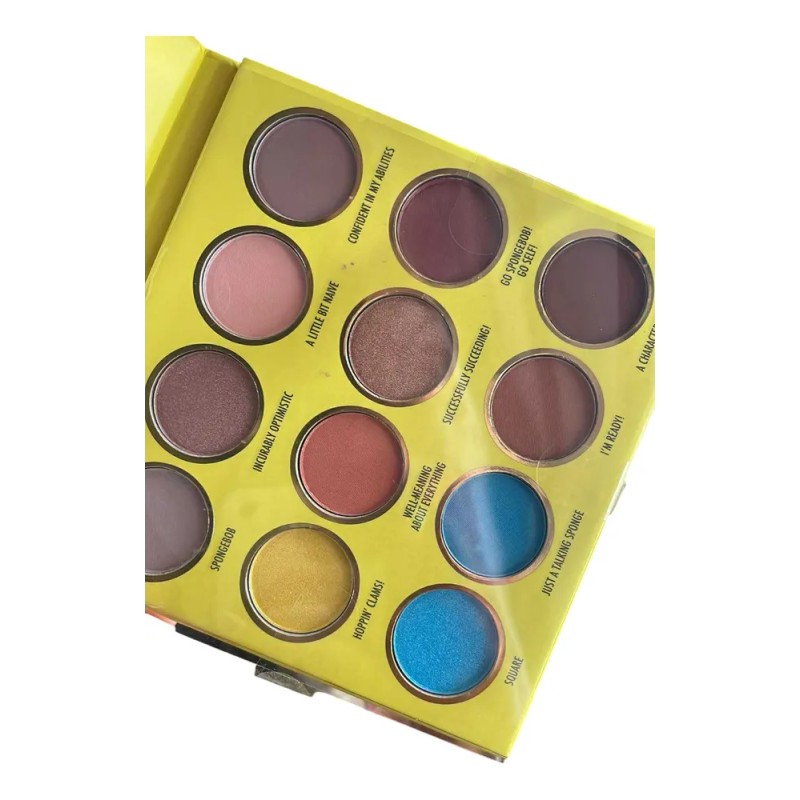 3 Paletas De Sombras Bob Esponja (con Detalle) + 2