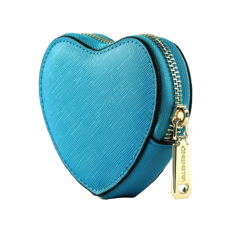 Valentino Bags Catalunya Heart Case, Saffiano Turquoise, TURCHESE, Casual