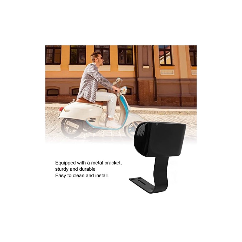 Bike Backrest Support,Electric Bicycle Rear Passenger Seat Backrest with Metal