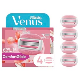 Gillette Venus ComfortGlide White Tea Women's Razor Blades - 4 Refills